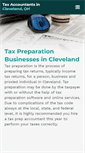 Mobile Screenshot of cleveland-tax.com